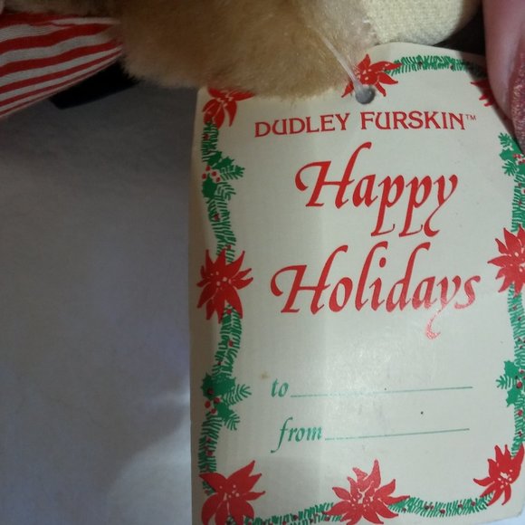 VINTAGE New Old Stock Wendy's Dudley Furskin Bear - Picture 5 of 7